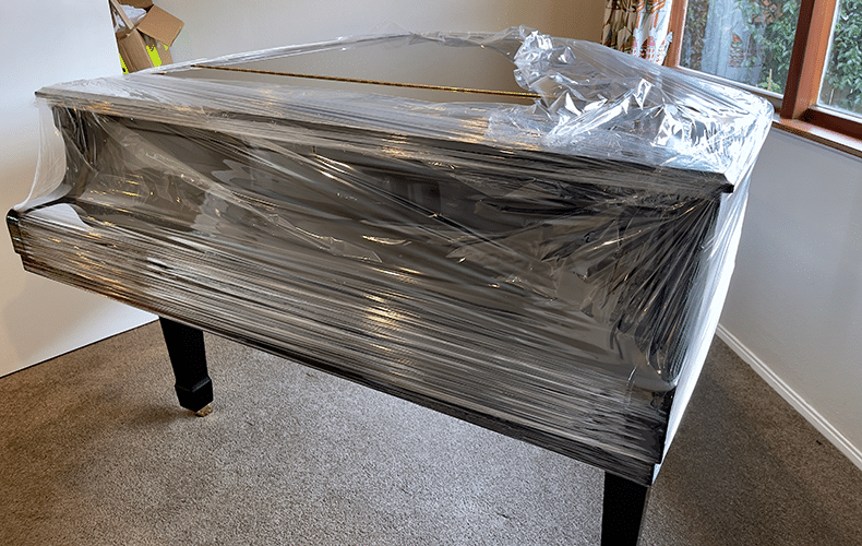 piano movers on uShip will do the prep work for you